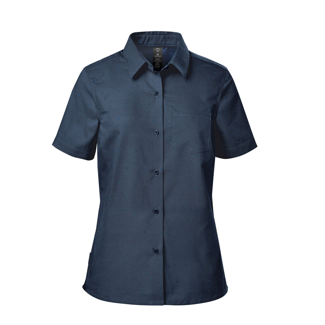 House of Uniforms The Molokai Shirt | Ladies | Short Sleeve Stormtech Navy