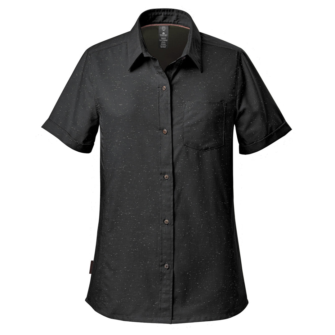 House of Uniforms The Skeena Shirt | Ladies | Short Sleeve Stormtech Black