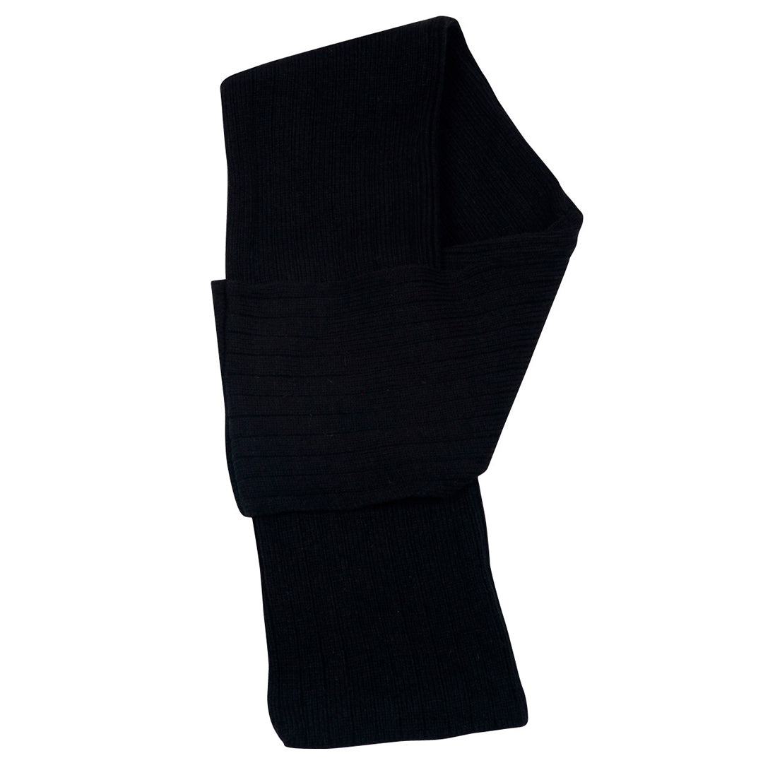 Winning Spirit The Acrylic Cable Knit Scarf | Adults Black Scarves