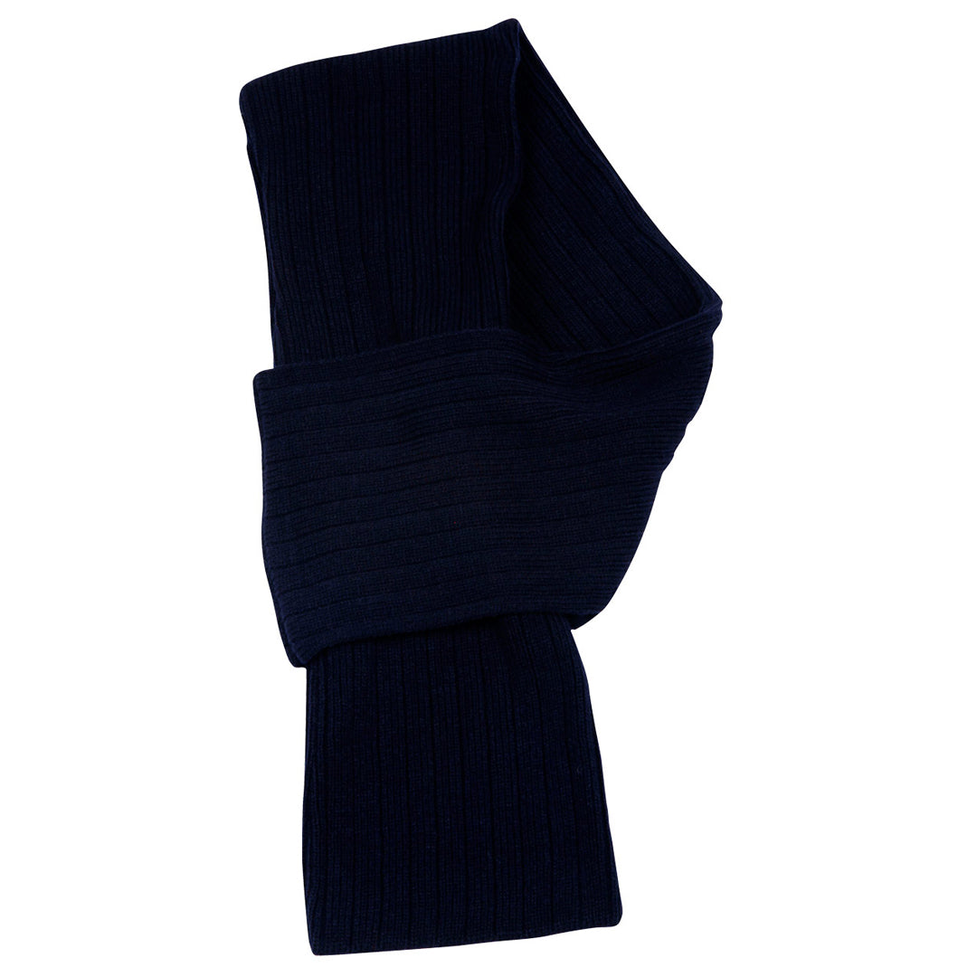 Winning Spirit The Acrylic Cable Knit Scarf | Adults Navy Scarves