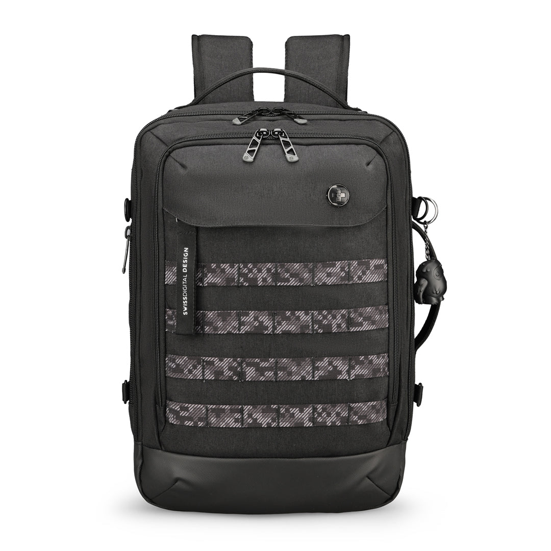 House of Uniforms The Berg L Backpack Swissdigital Black