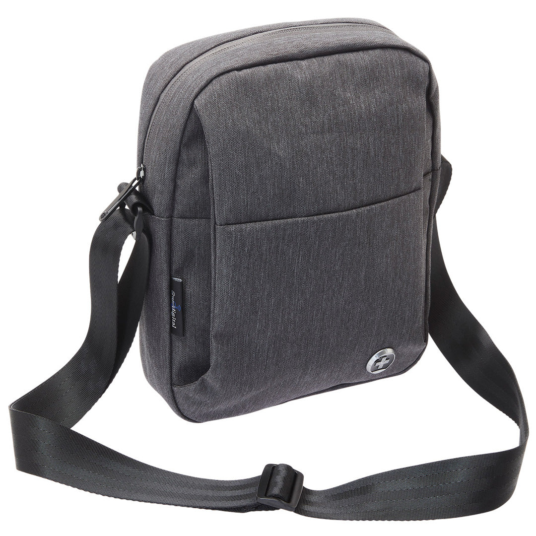 Swissdigital The Scout Shoulder Bag Charcoal Marle Messenger Bags
