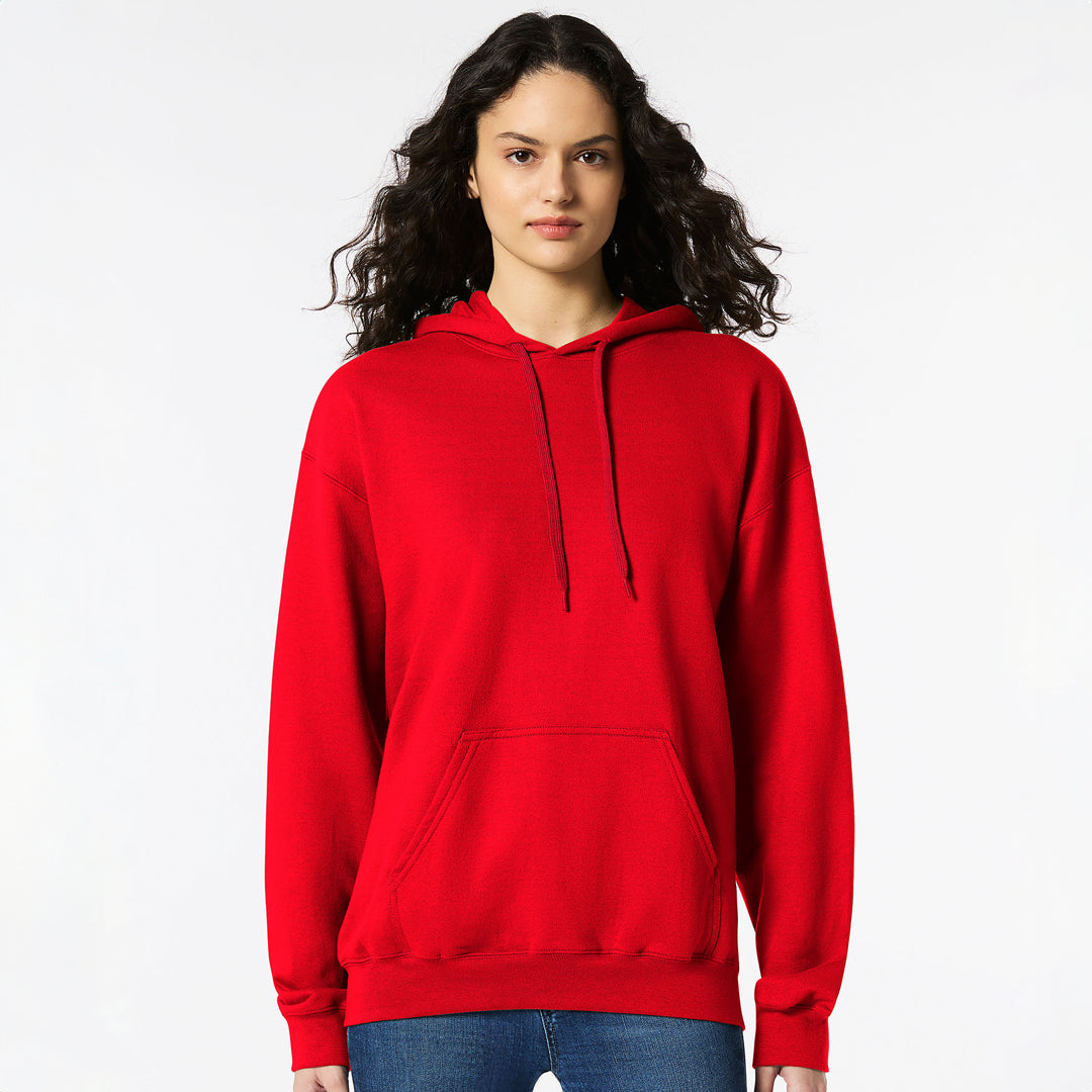 House of Uniforms The Softstyle Hoodie | Adults Gildan Red