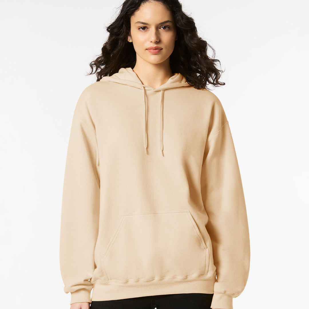 House of Uniforms The Softstyle Hoodie | Adults Gildan Sand