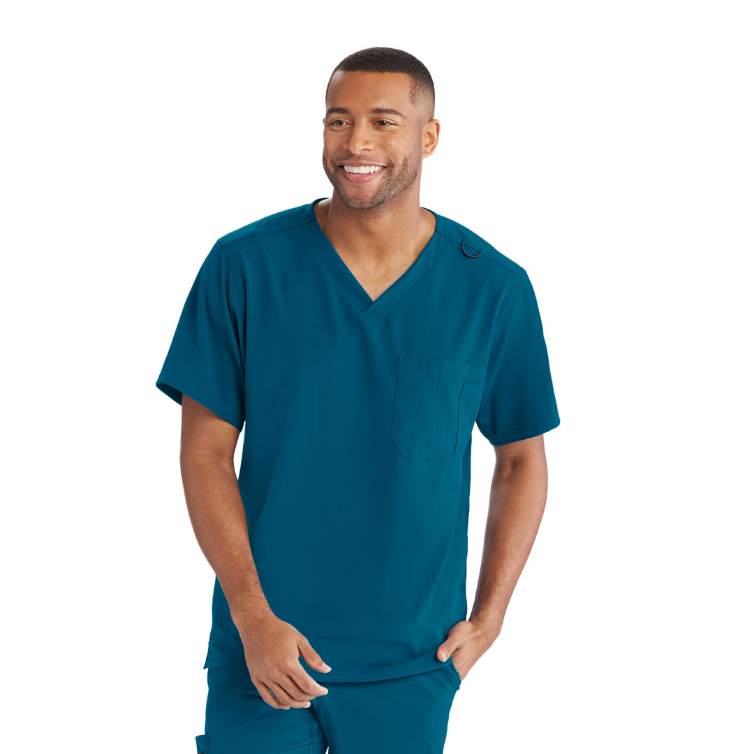 House of Uniforms The Structure Scrub Top | Mens | Skechers by Barco Skechers by Barco Bahama