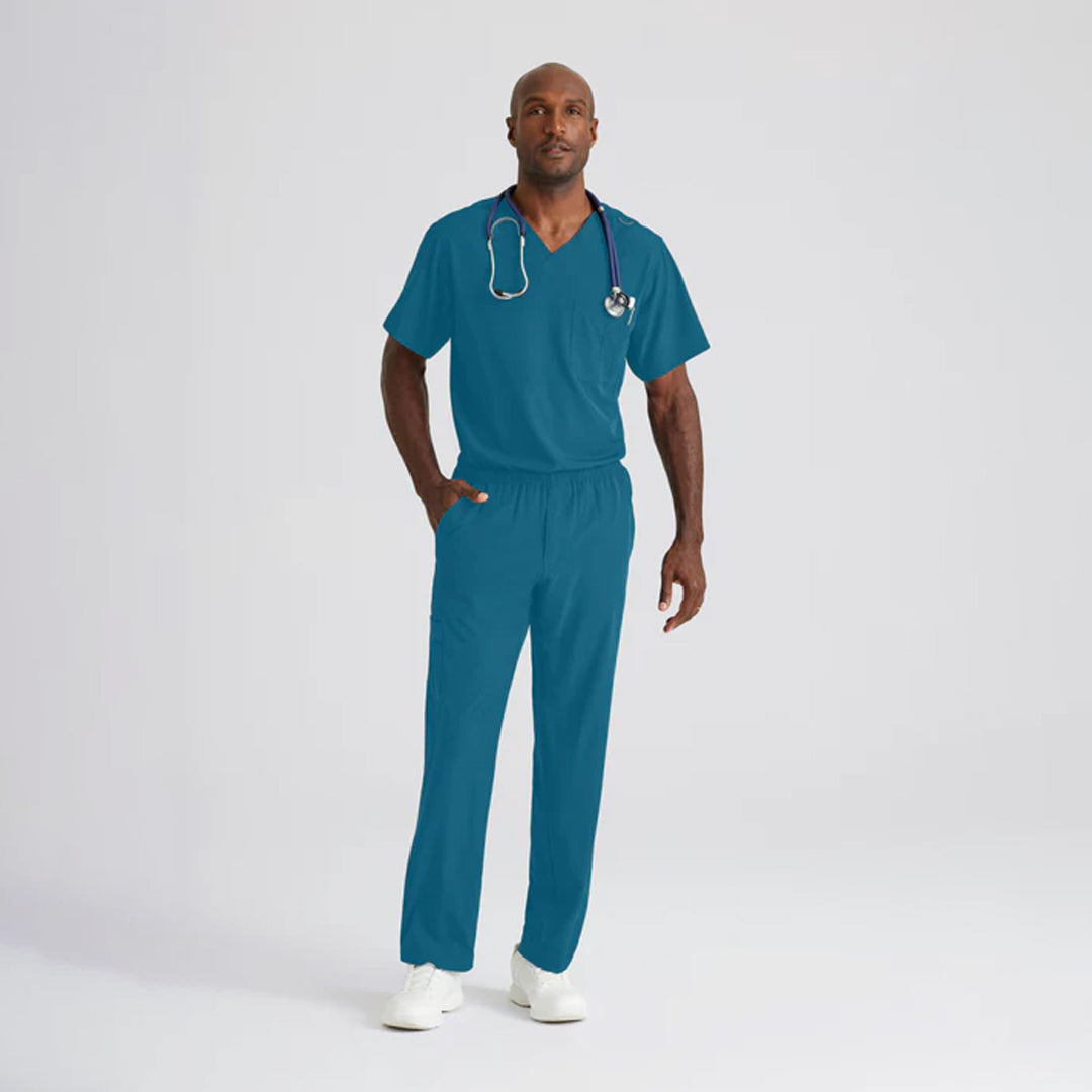 House of Uniforms The Structure Scrub Top | Mens | Skechers by Barco Skechers by Barco