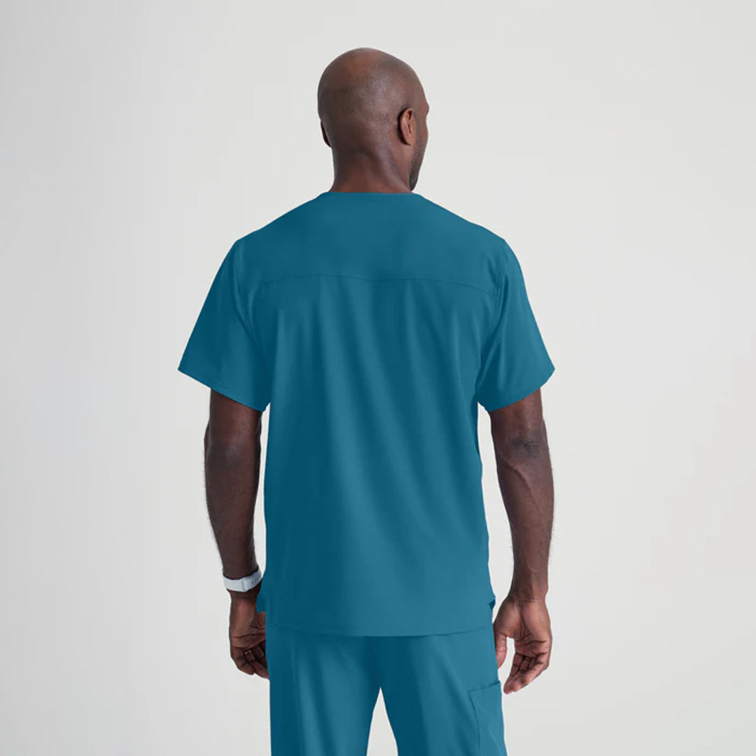 House of Uniforms The Structure Scrub Top | Mens | Skechers by Barco Skechers by Barco