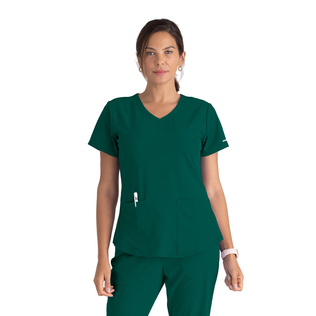 House of Uniforms The Vitality Breeze Scrub Top | Ladies | Skechers by Barco Skechers by Barco Hunter
