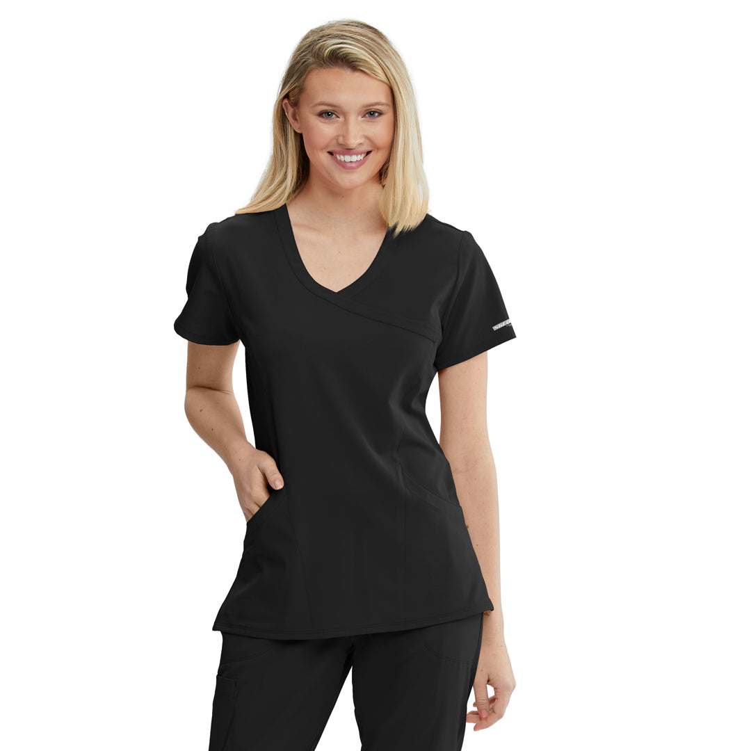 House of Uniforms The Reliance Scrub Top | Ladies | Skechers by Barco Skechers by Barco Black
