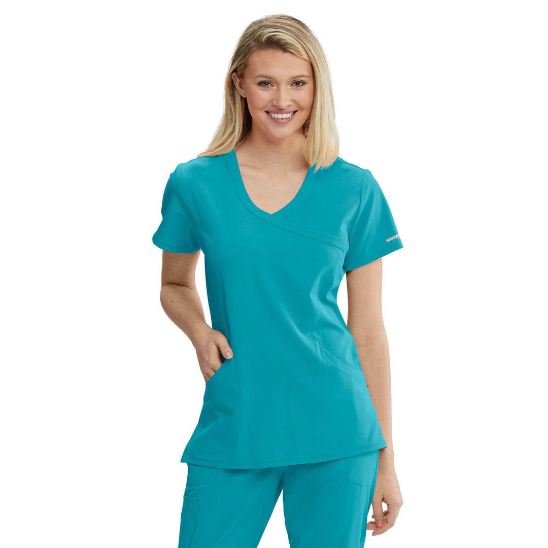 House of Uniforms The Reliance Scrub Top | Ladies | Skechers by Barco Skechers by Barco Teal