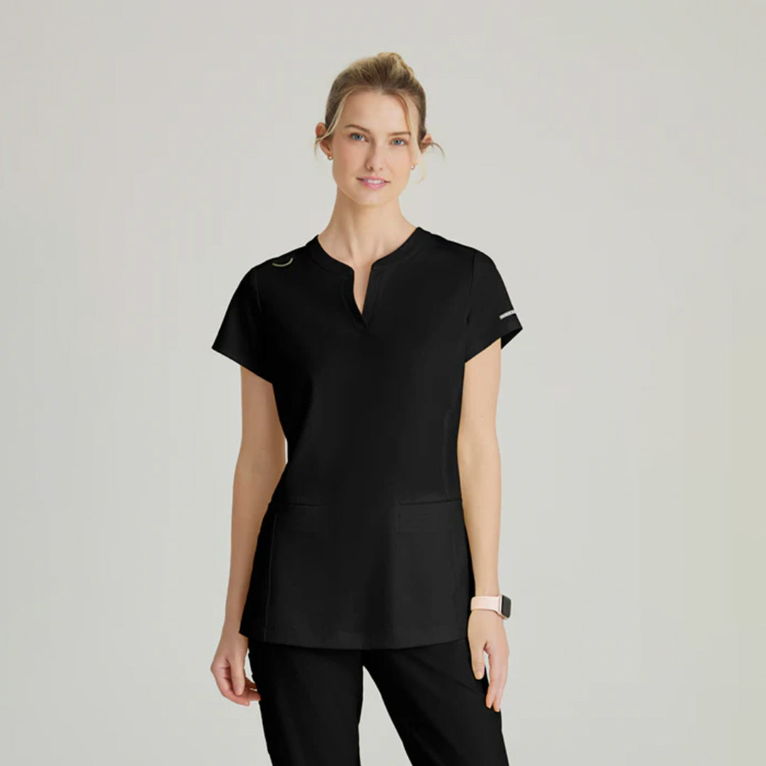 House of Uniforms The Coast Scrub Top | Ladies | Skechers by Barco Skechers by Barco Black