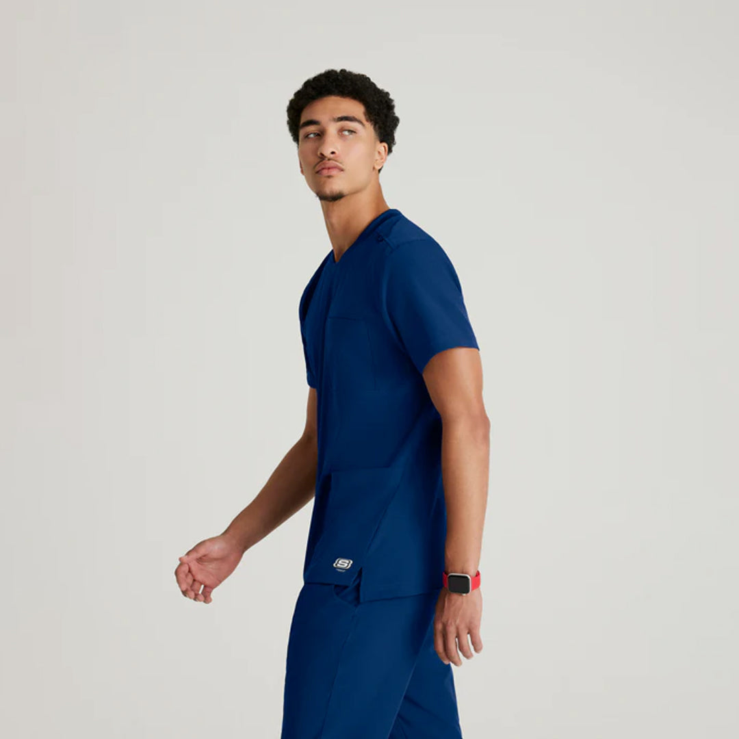 House of Uniforms The Thesis Scrub Top | Mens | Skechers by Barco Skechers by Barco