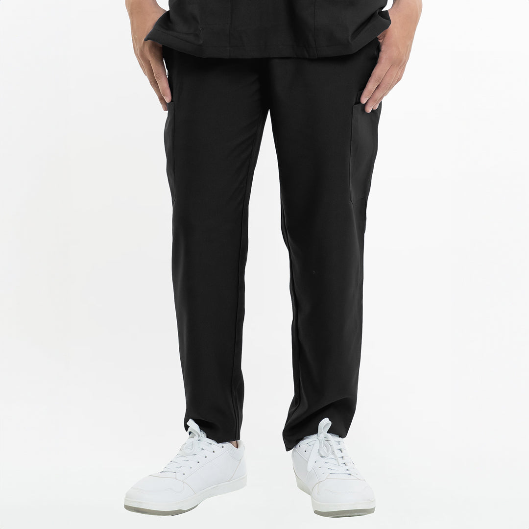 House of Uniforms The Parker Scrub Pant | Adults Scrubness Black