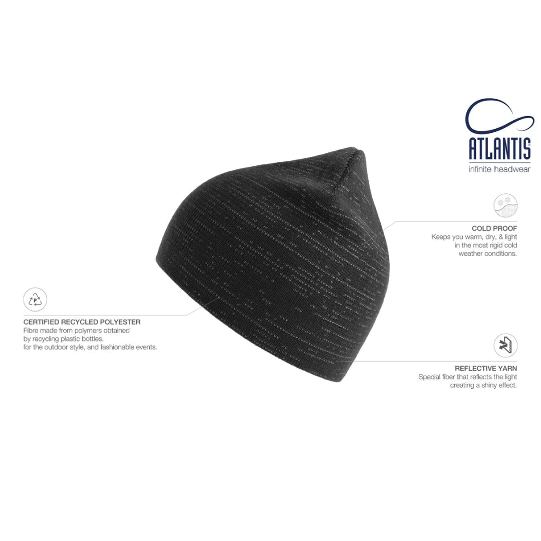 House of Uniforms The Shine Beanie | Adults Atlantis Headwear 