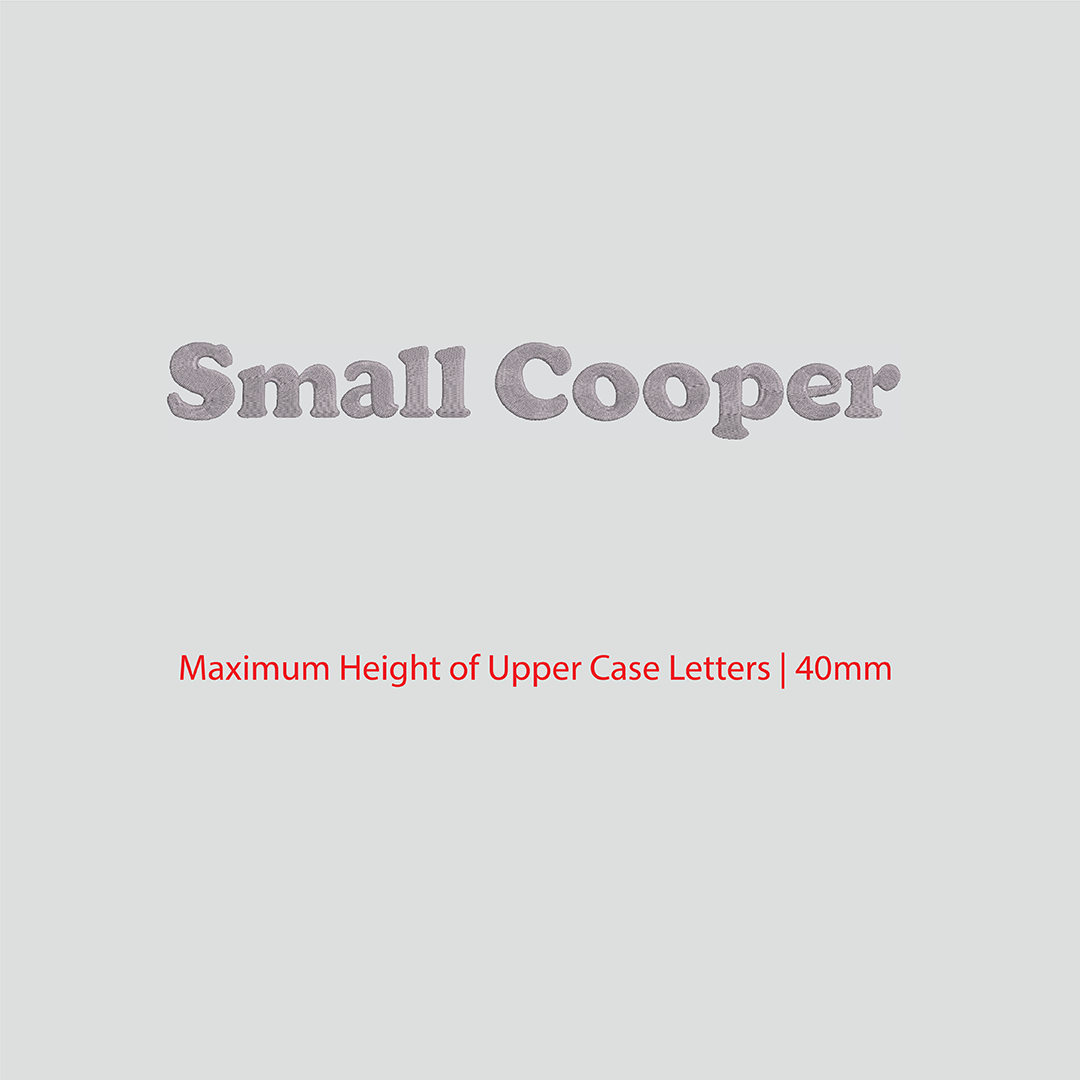 House of Uniforms Embroidery | Personal Names | Medium House of Uniforms SM Cooper