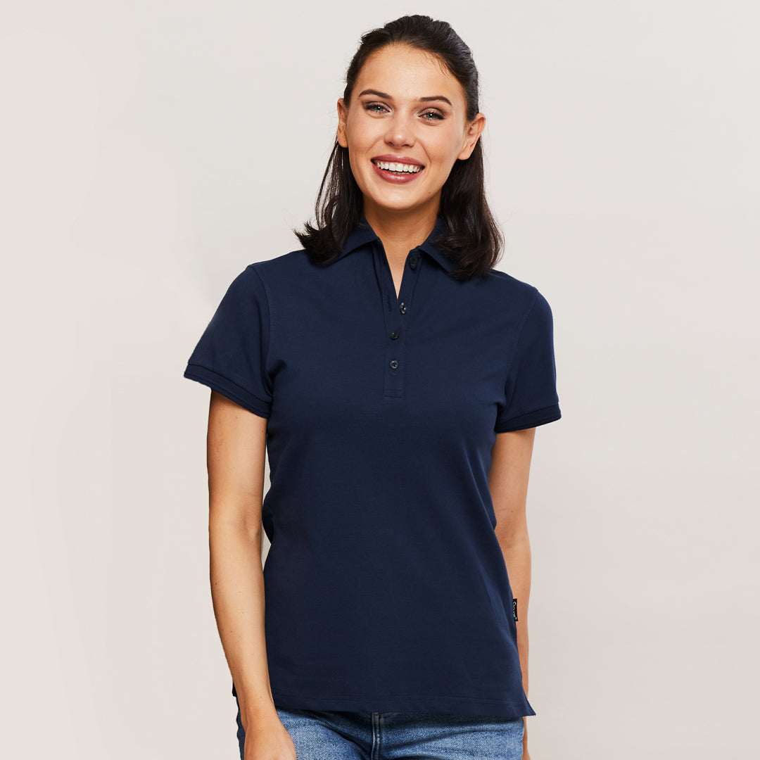 House of Uniforms The Sorona Polo | Ladies | Short Sleeve Stencil