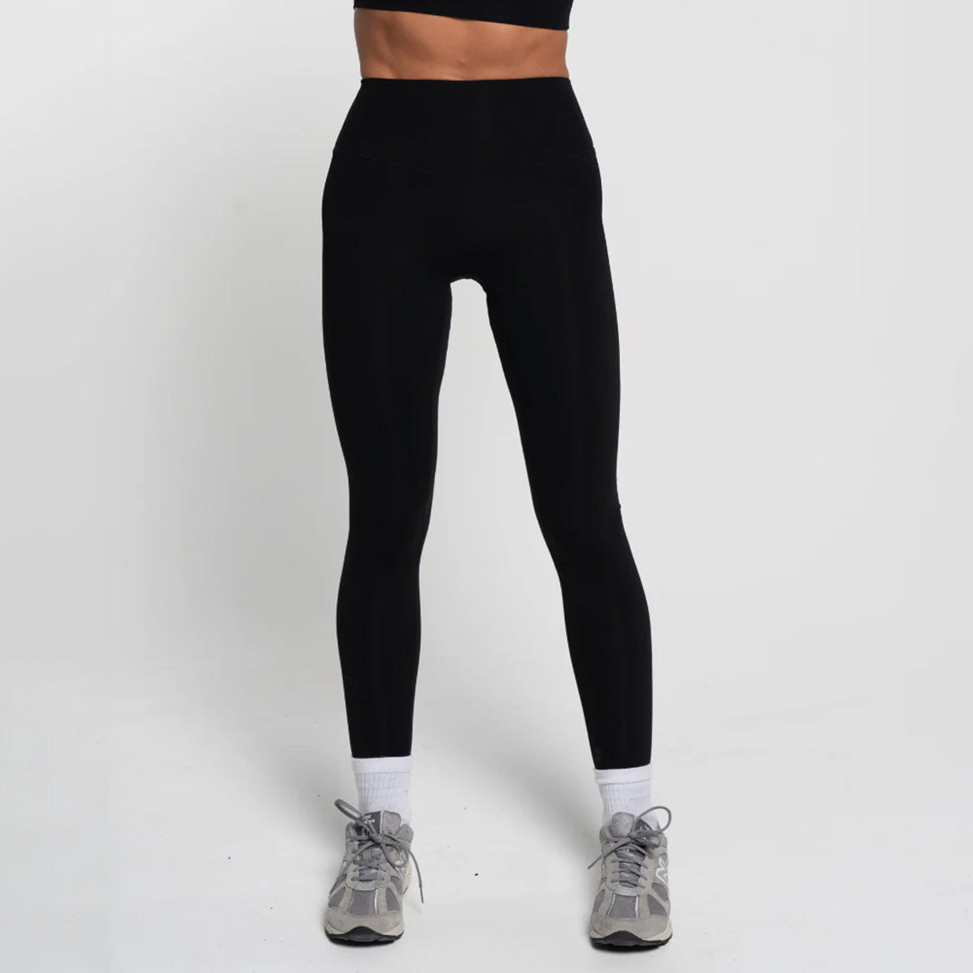 House of Uniforms The Staple Legging 2.0 | Ladies | Full Length Active Basics Black