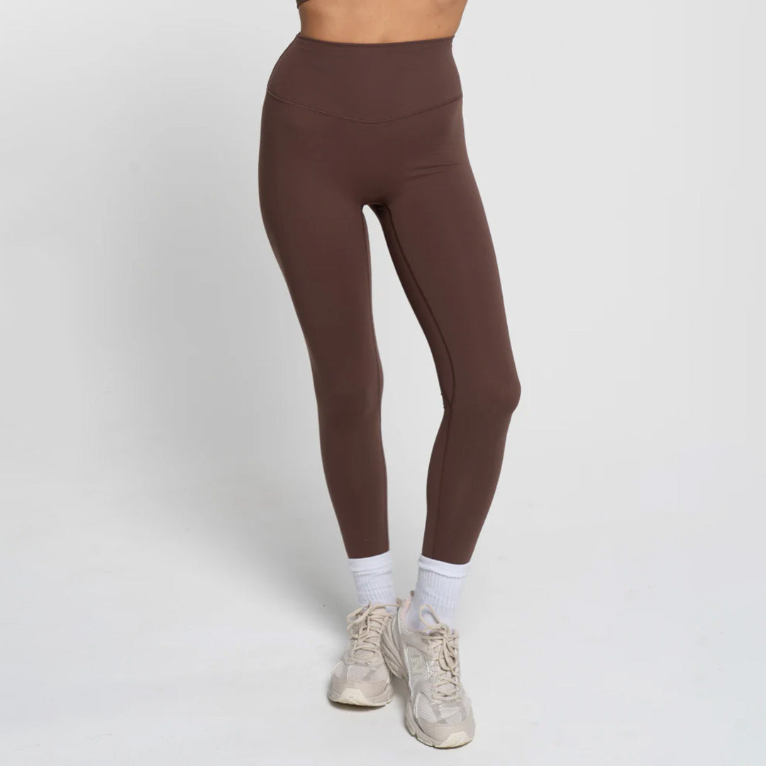 House of Uniforms The Staple Legging 2.0 | Ladies | Full Length Active Basics French Roast