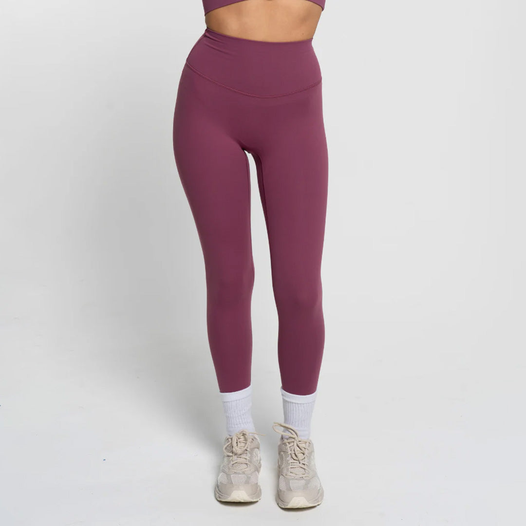 House of Uniforms The Staple Legging 2.0 | Ladies | Full Length Active Basics Merlot