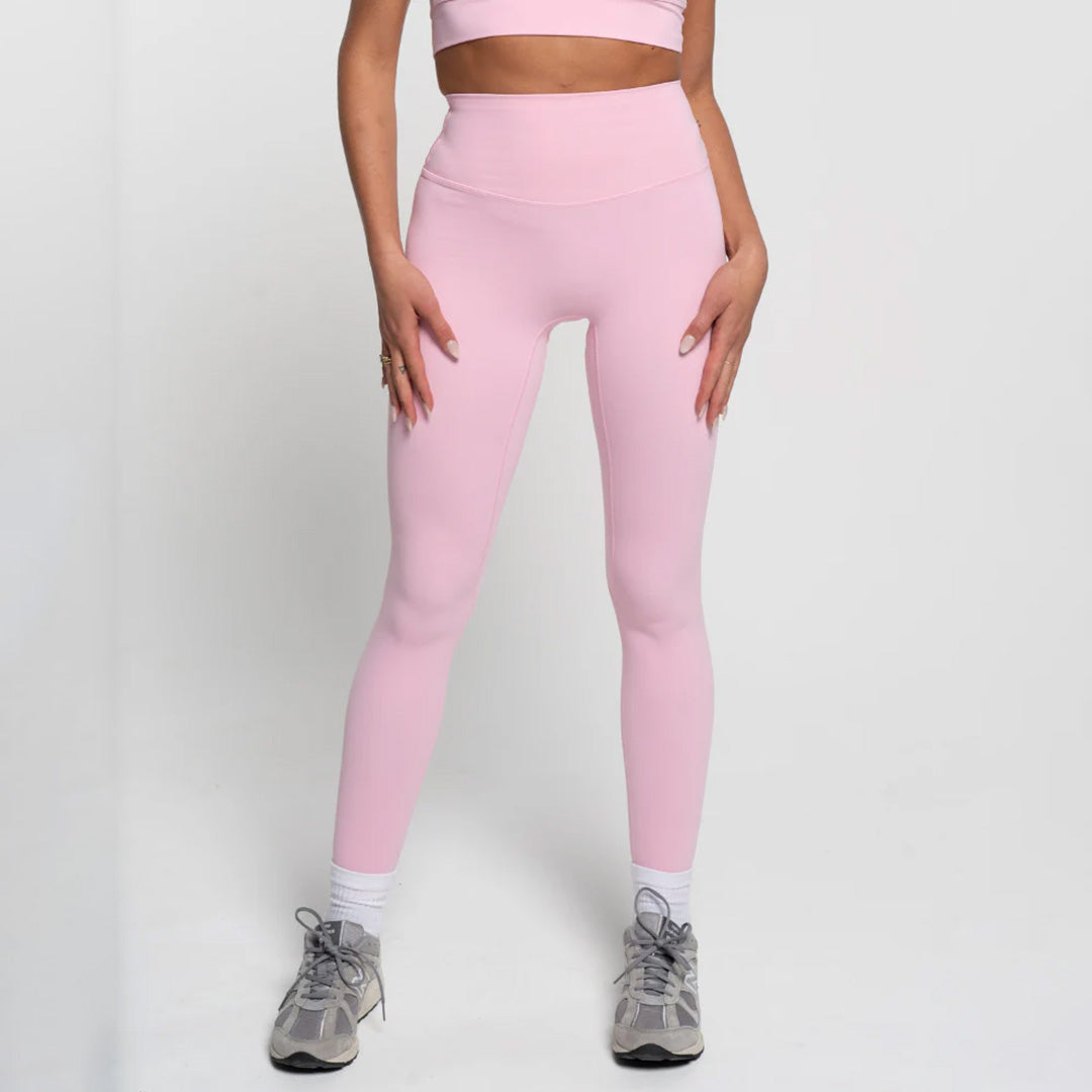 House of Uniforms The Staple Legging 2.0 | Ladies | Full Length Active Basics Baby Pink