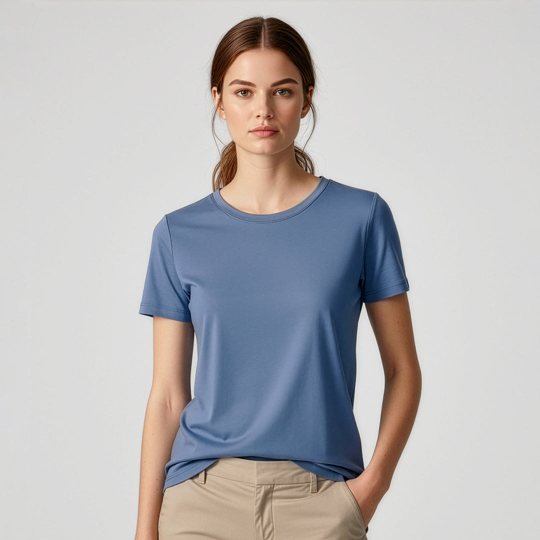 Biz Collection The Ice Tee | Ladies | Short Sleeve | Light Colours Shirts & Tops