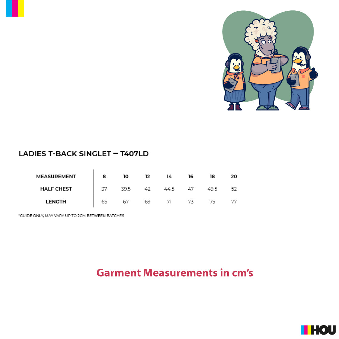 House of Uniforms The Cotton Racer Back Singlet | Ladies Ramo