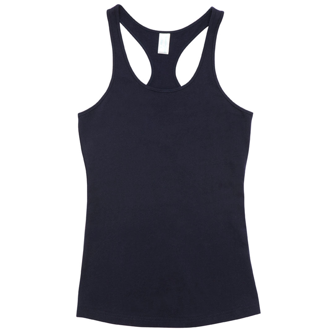 House of Uniforms The Cotton Racer Back Singlet | Kids Ramo Navy