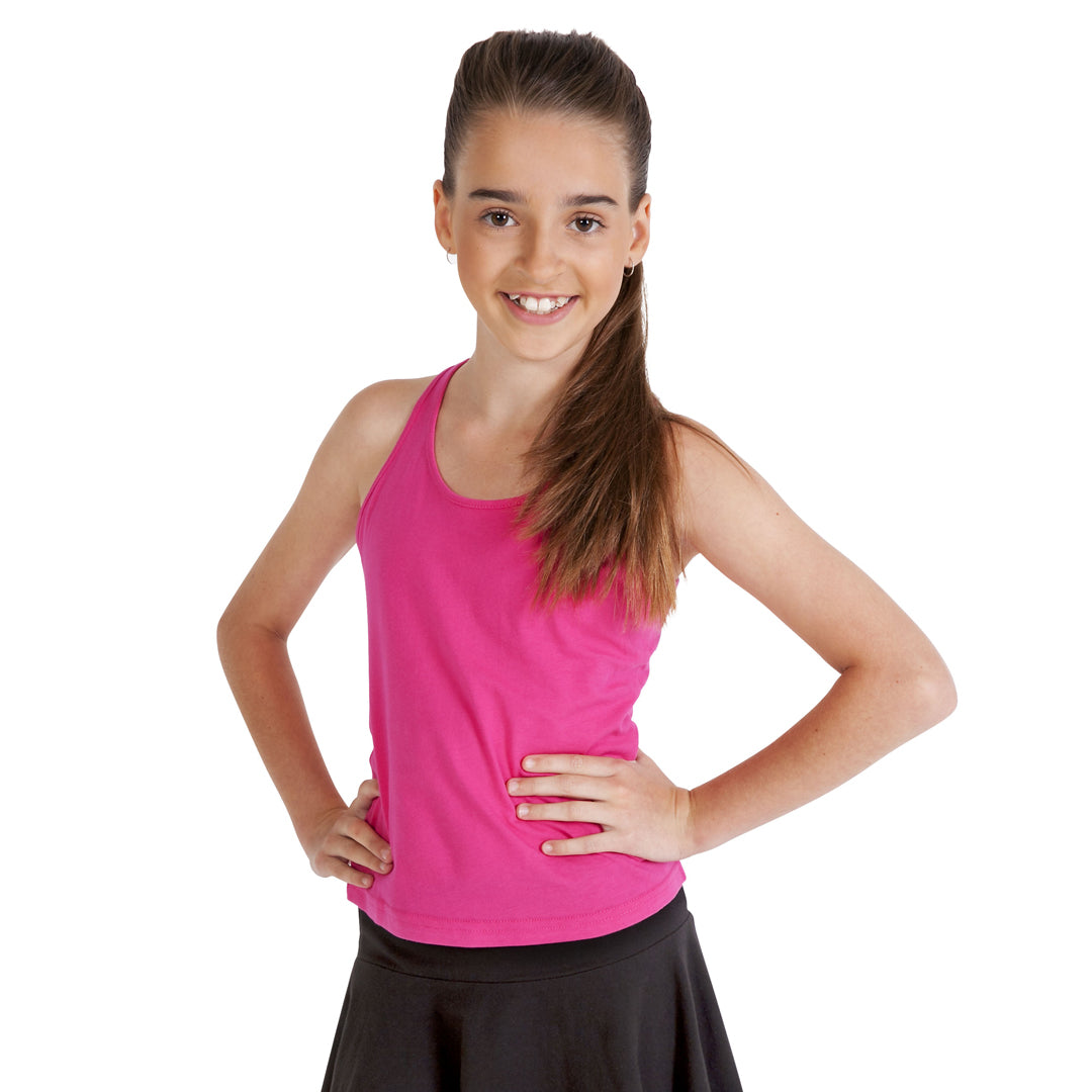 House of Uniforms The Cotton Racer Back Singlet | Kids Ramo