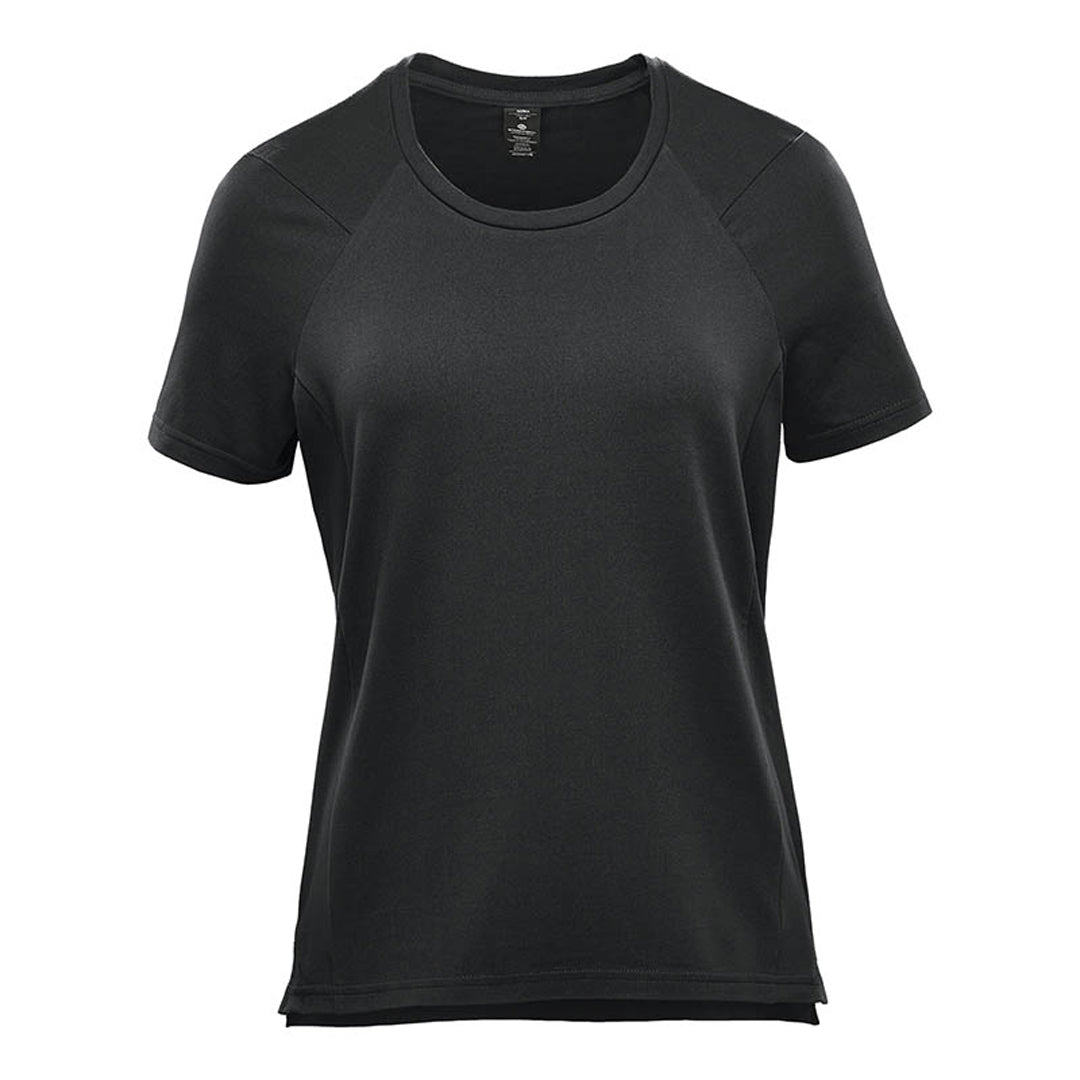 House of Uniforms The Tundra Tee | Ladies | Short Sleeve Stormtech Black