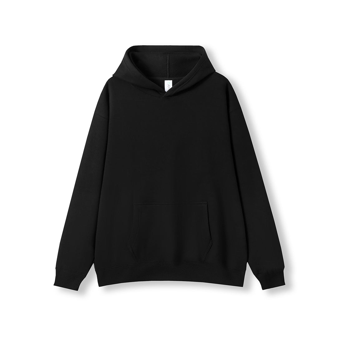 Ramo The Kangaroo Pocket Max Hoodie | Mens Black Outerwear