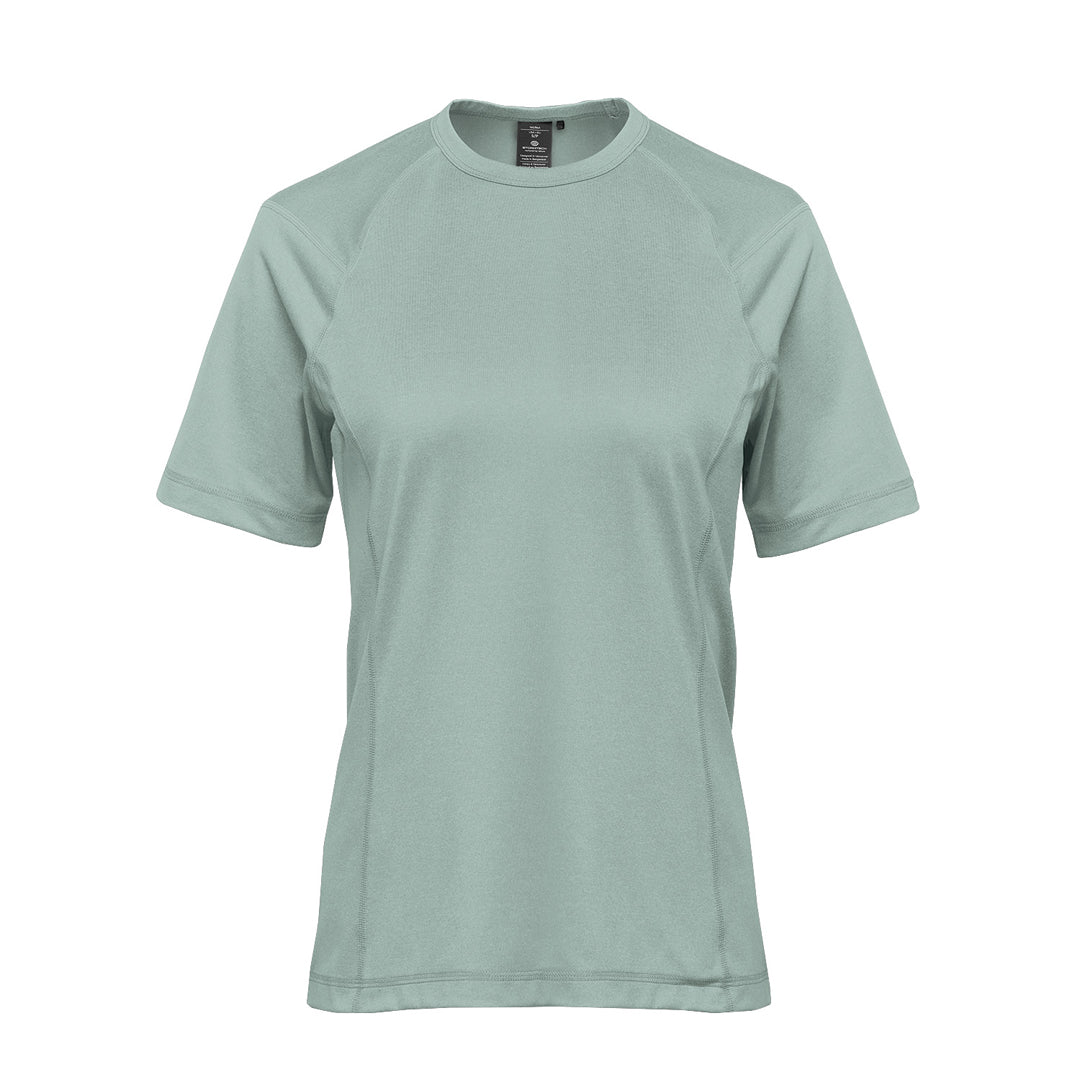 House of Uniforms The Volante Tee | Short Sleeve | Ladies Stormtech Ice Blue