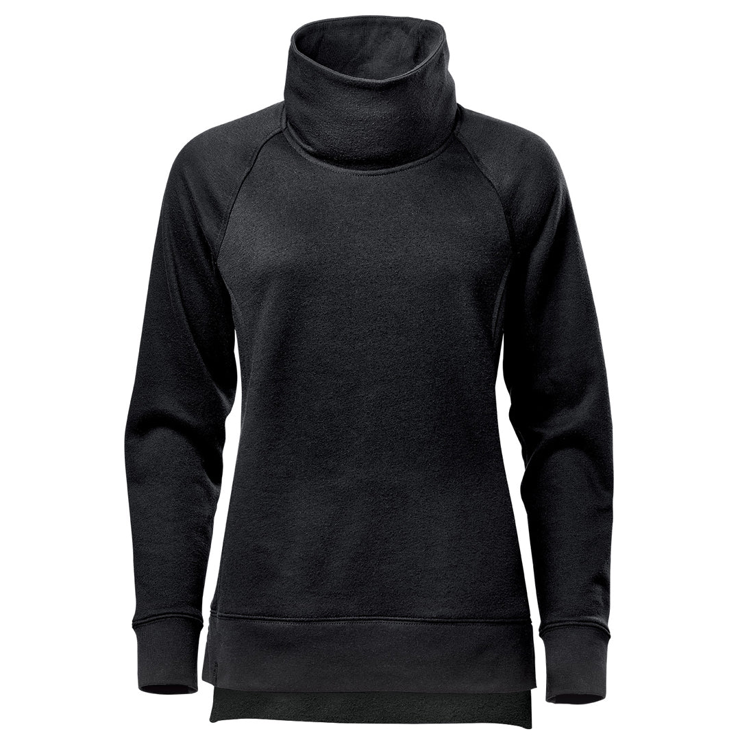 House of Uniforms The Monashee Cowl Neck Jumper | Ladies Stormtech Black