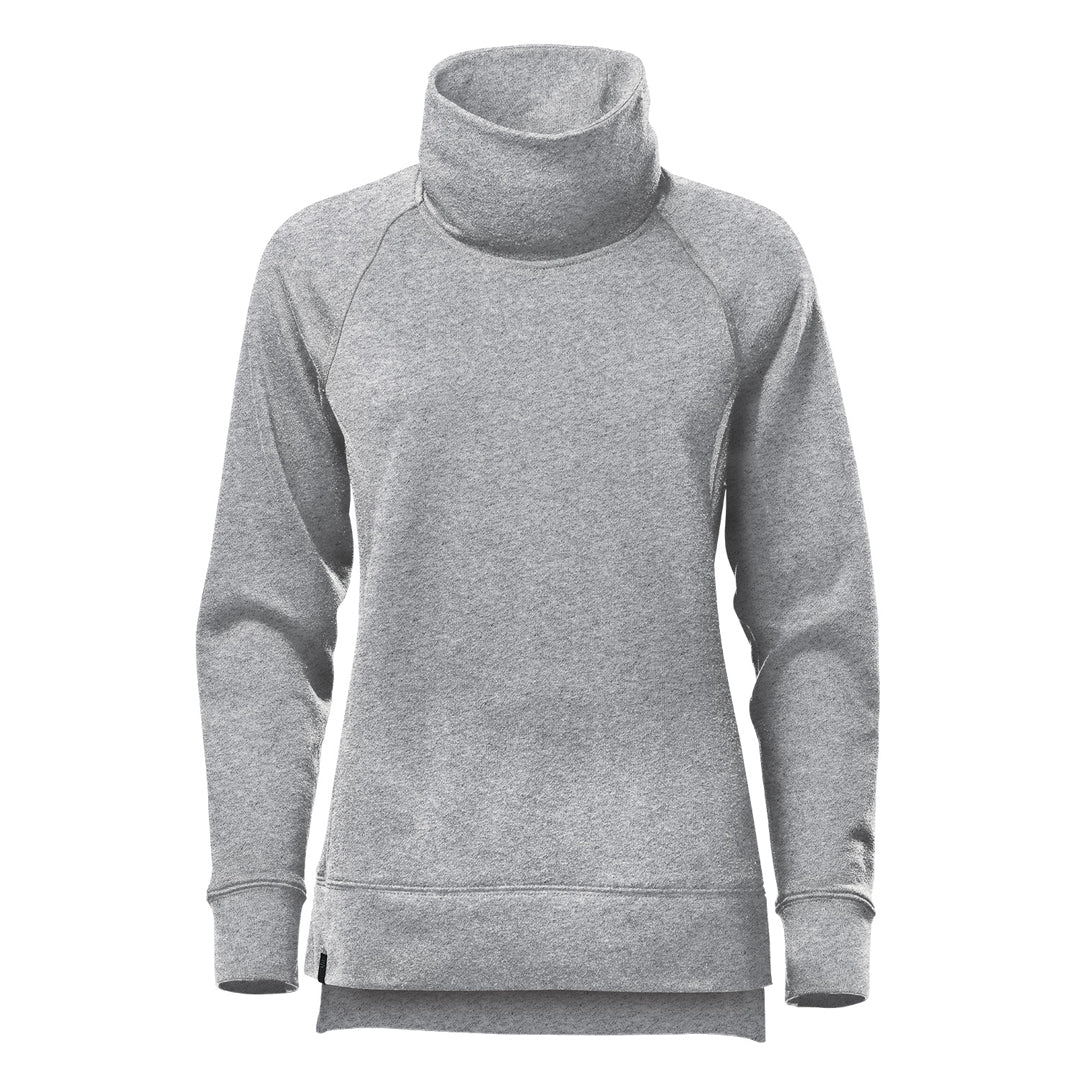 House of Uniforms The Monashee Cowl Neck Jumper | Ladies Stormtech Grey Marle