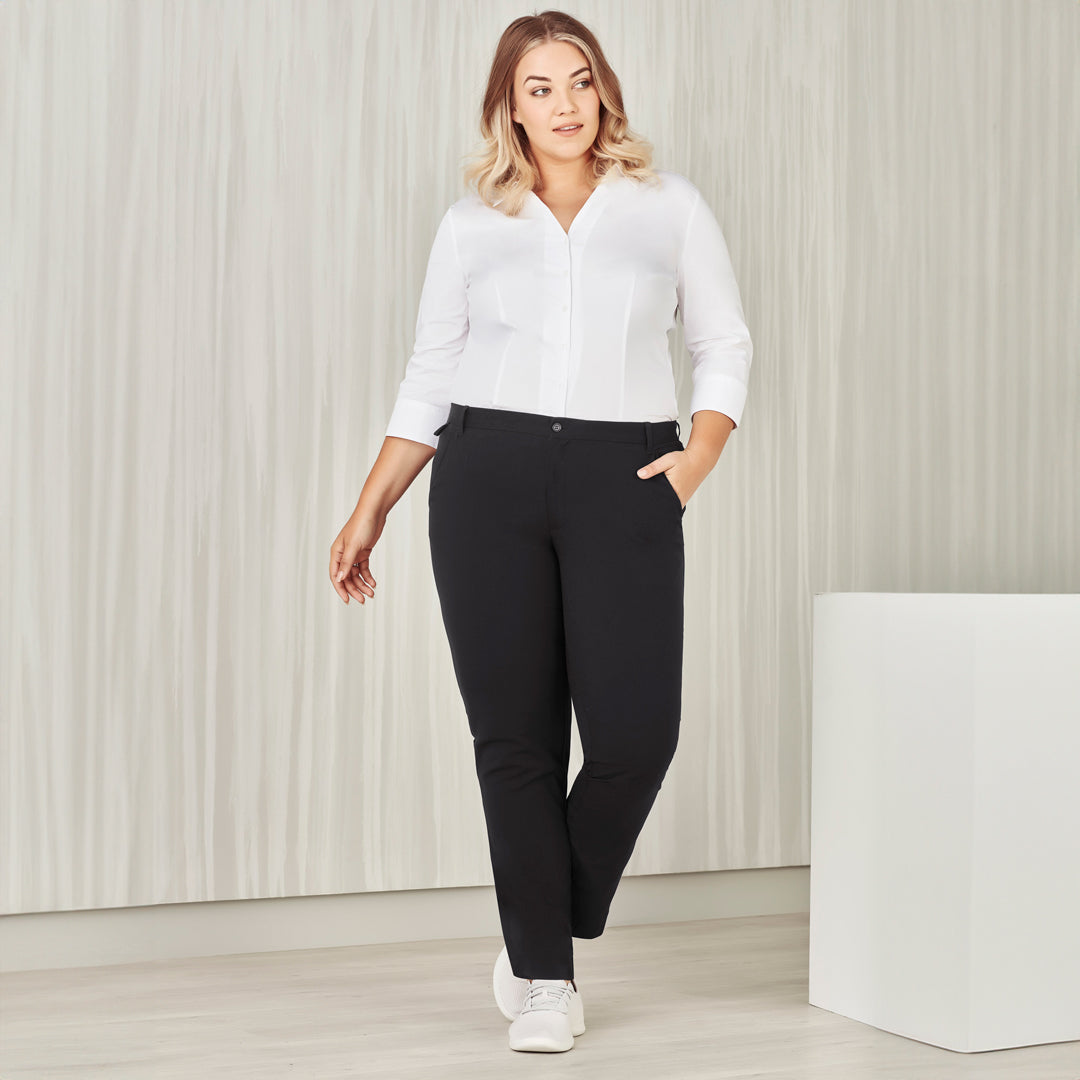 House of Uniforms The Comfort Waist Straight Leg Pant | Ladies Biz Care 