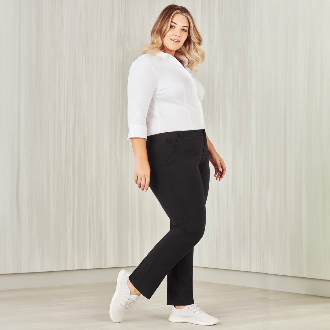 House of Uniforms The Comfort Waist Straight Leg Pant | Ladies Biz Care 