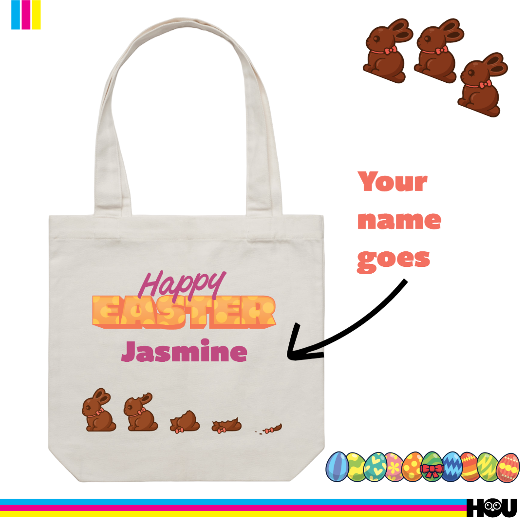 The Personalised Easter Tote Bag