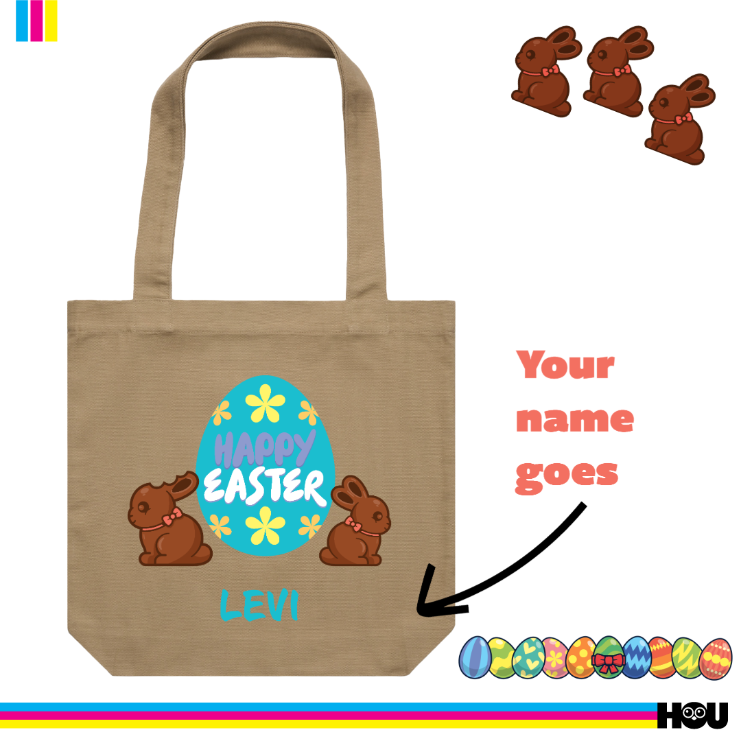 The Personalised Easter Tote Bag