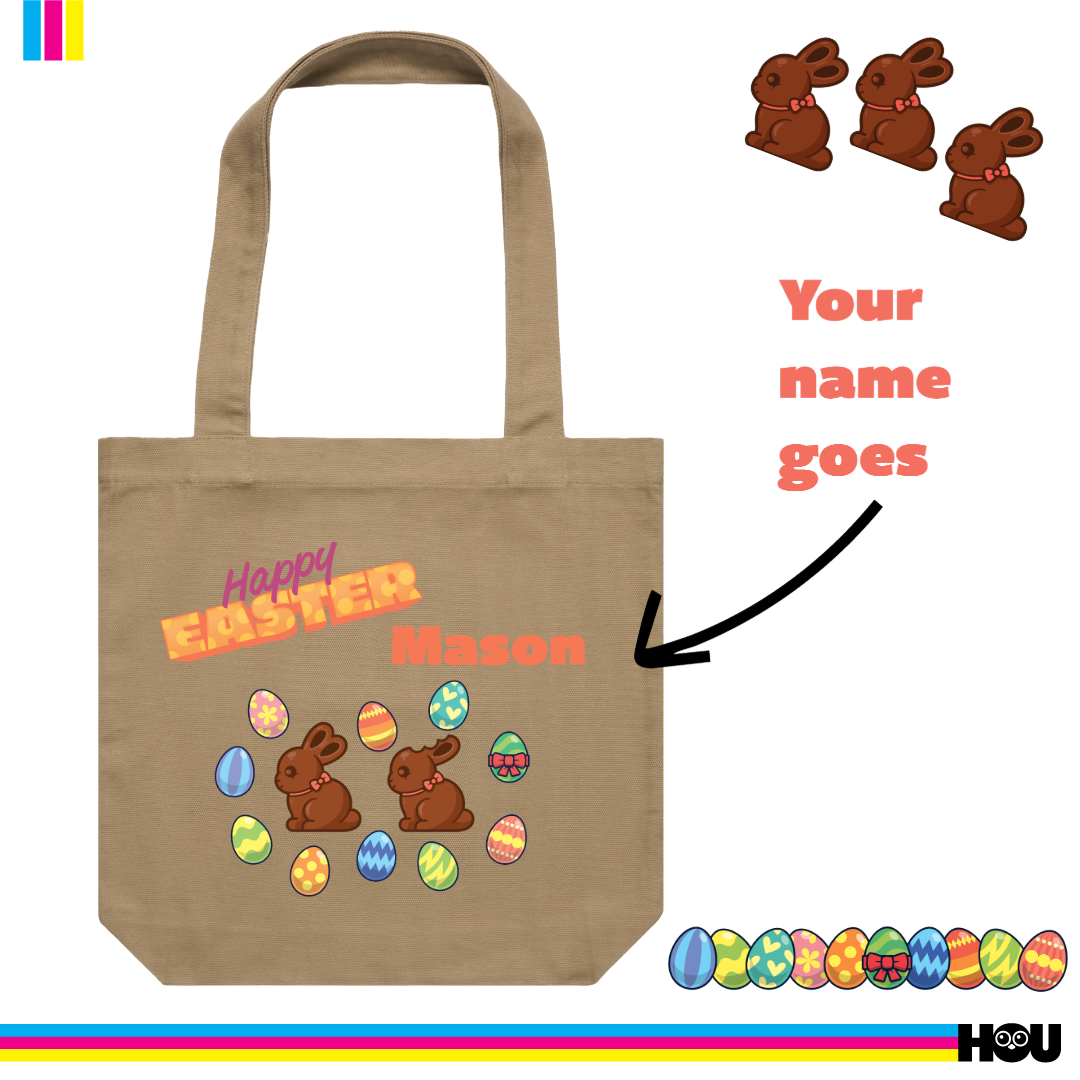 The Personalised Easter Tote Bag