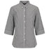 House of Uniforms The Miller Shirt | Ladies | 3/4 Sleeve Identitee Black
