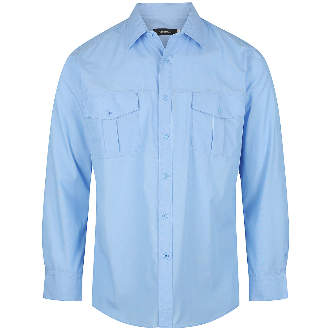 House of Uniforms The Jasper Shirt | Mens | Short & Long Sleeve Identitee Sky