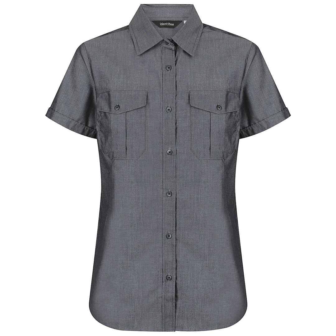 House of Uniforms The Jasper Shirt | Ladies | Short & Long Sleeve Identitee Graphite