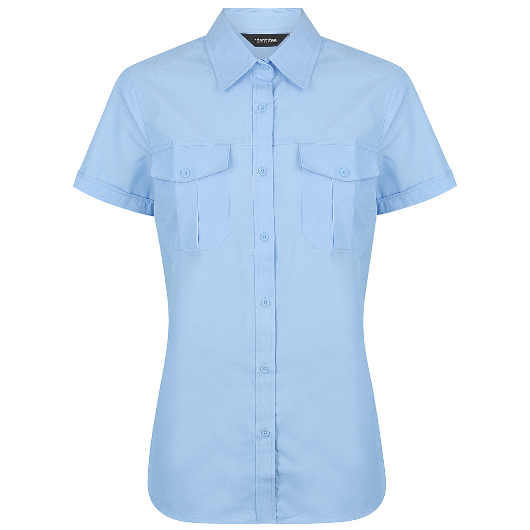 House of Uniforms The Jasper Shirt | Ladies | Short & Long Sleeve Identitee Sky
