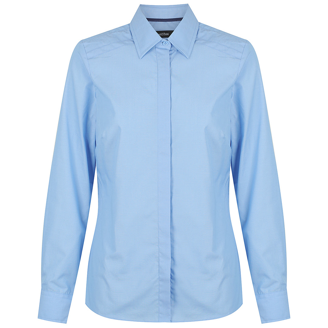 House of Uniforms The Felix Shirt | Ladies | 3/4 & Long Sleeve Identitee Sky