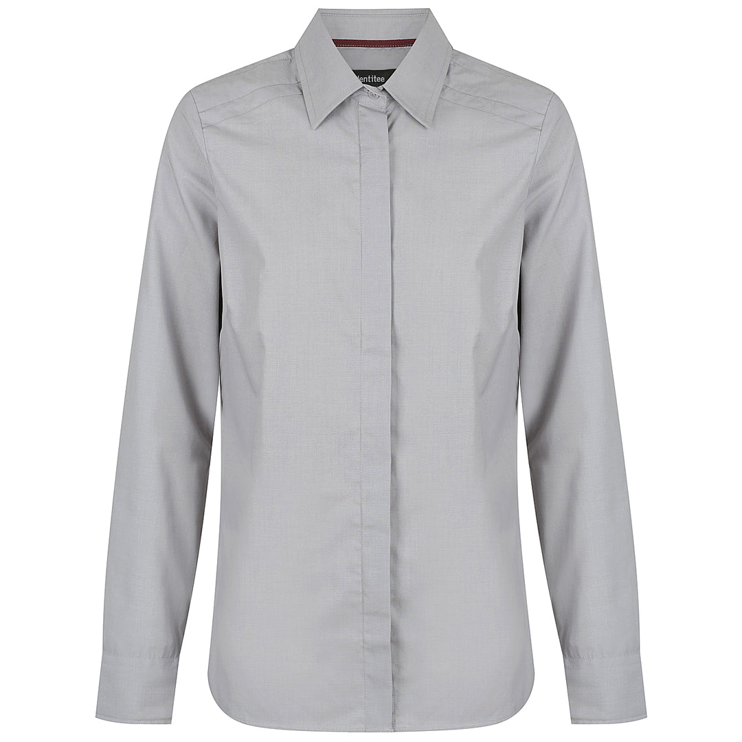 House of Uniforms The Felix Shirt | Ladies | 3/4 & Long Sleeve Identitee Grey
