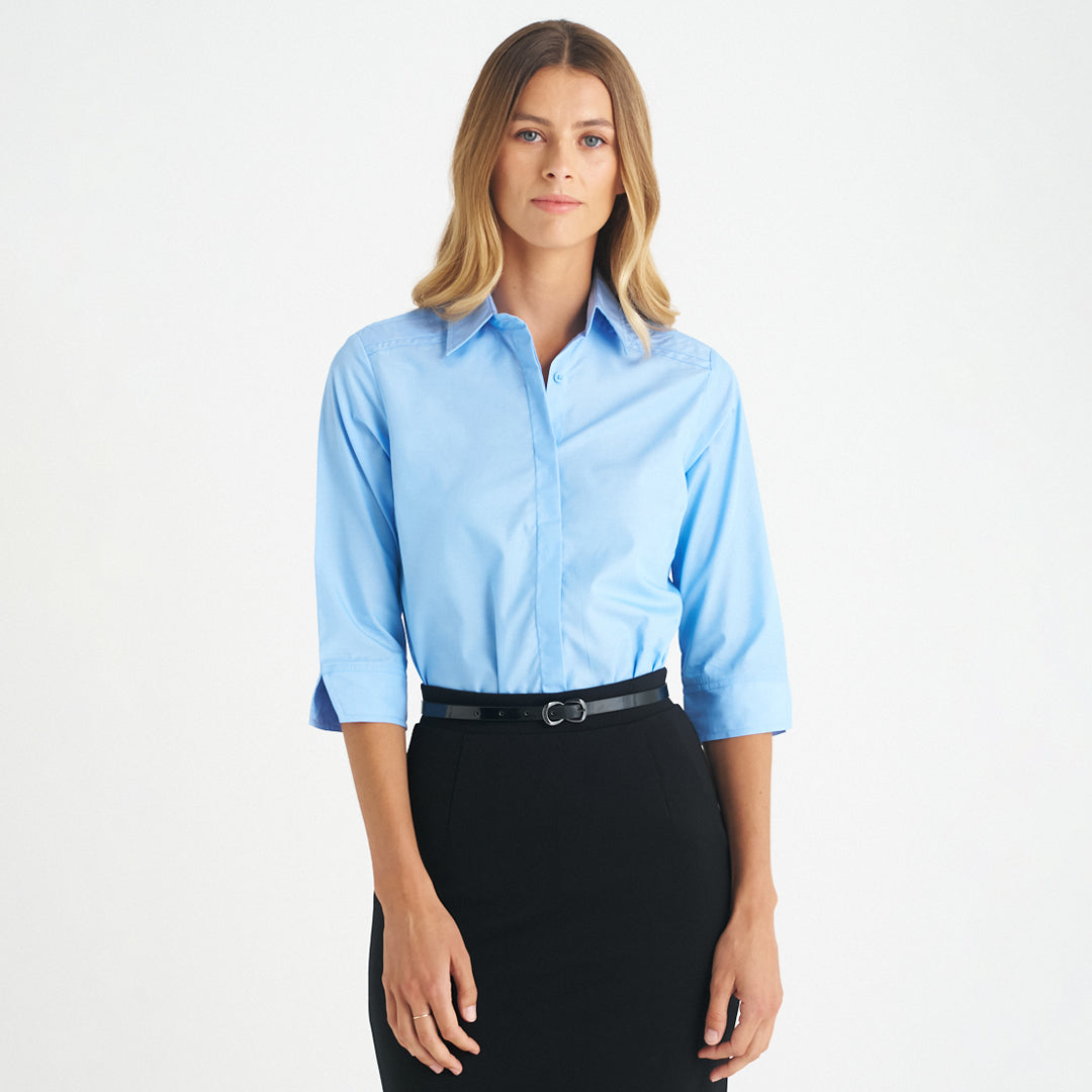 House of Uniforms The Felix Shirt | Ladies | 3/4 & Long Sleeve Identitee