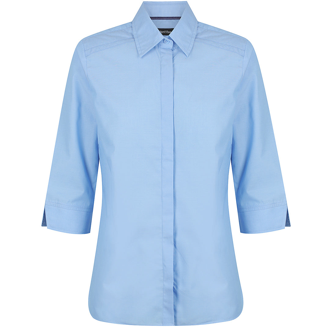House of Uniforms The Felix Shirt | Ladies | 3/4 & Long Sleeve Identitee Sky