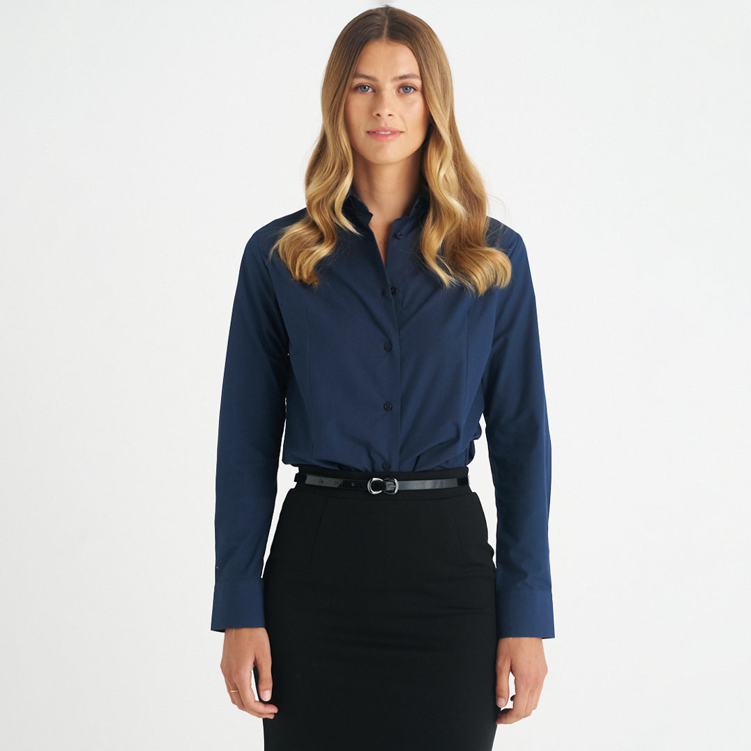 House of Uniforms The Blake Shirt | Ladies | Long Sleeve Identitee