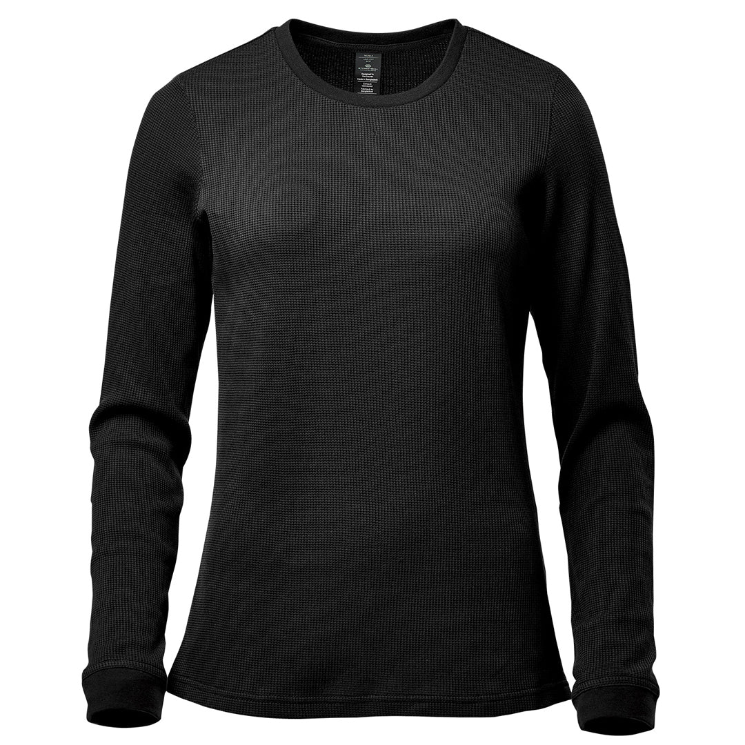 House of Uniforms The Ashburn Tee | Long Sleeve | Ladies Stormtech Black