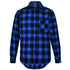 House of Uniforms The Classic Flannel Shirt | Adults Winning Spirit Navy/Royal