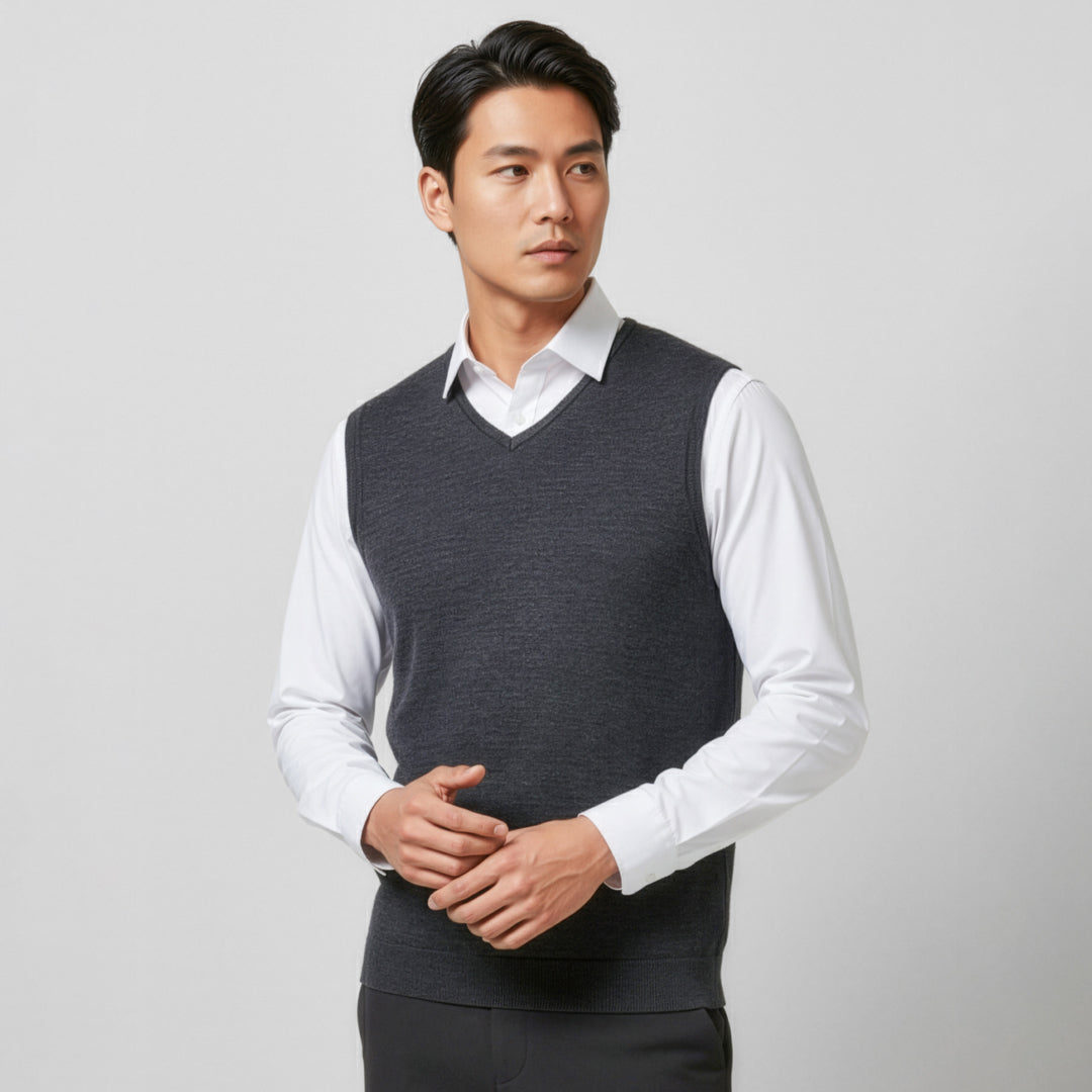 Biz Collection The Milano Knit | Mens | Vest Outerwear